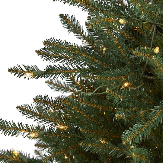 5ft. Pre-Lit Napa Valley Fir Artificial Christmas Tree, Clear LED Lights